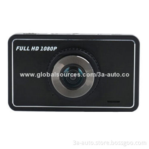 Car DVR with full HD 1080p 2.7-inch display A+ HD lens, 5M pixels H.264 G-sensor